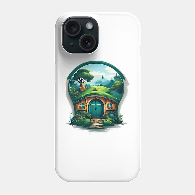 A Hobbit House In The Shire Phone Case by The Dark Matter Art