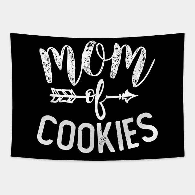 Cute Mom Of Cookies T shirt Mothers day Gift Tapestry by mommyshirts