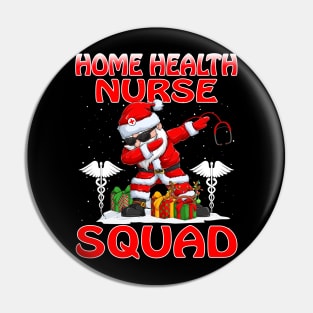 Christmas Home Health Nurse Squad Reindeer Pajama Dabing Santa Pin