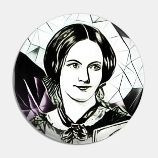 Charlotte Bronte Black and White Portrait | Charlotte Brontë Artwork 5 Pin