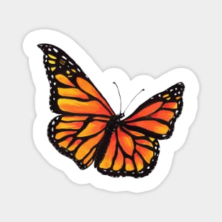 Monarch Butterfly in flight Magnet