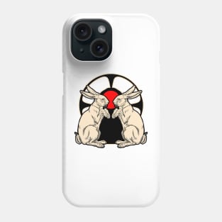 Cute Easter Bunny and Good Luck Phone Case