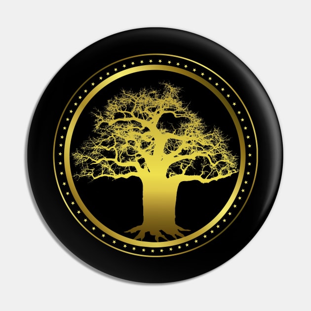 Baobab Tree - Flora - Africa Pin by T-SHIRTS UND MEHR