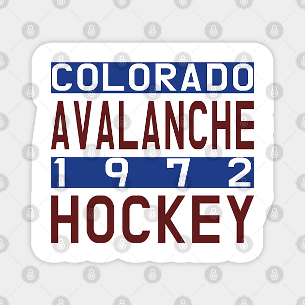 Colorado Avalanche Classsic Magnet by Medo Creations