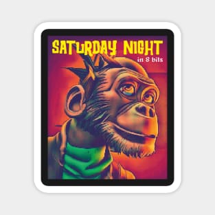 SATURDAY NIGHT in 8 bits Magnet