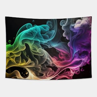 Smoky Waves Of Color 4 Tapestry