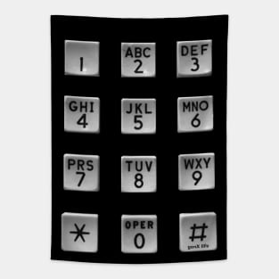 Push Button Phone Tapestry