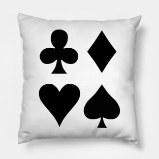 The Four French Suits Pillow