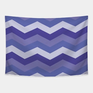 Very peri chevron zigzag pattern Tapestry