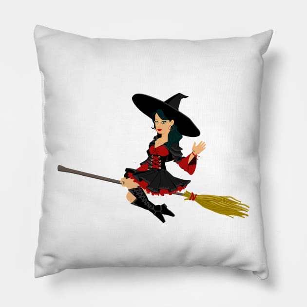 little witch Pillow by magamarcas