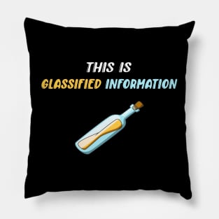 Glassified Information Pillow