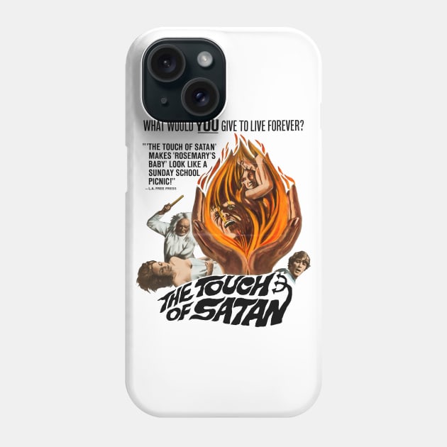 The Touch of Satan Movie Poster Phone Case by MovieFunTime