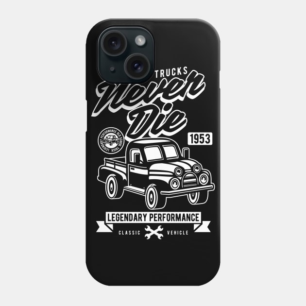 Old Truck Phone Case by Z1