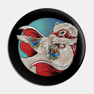 Ferret - Super Hero Pin