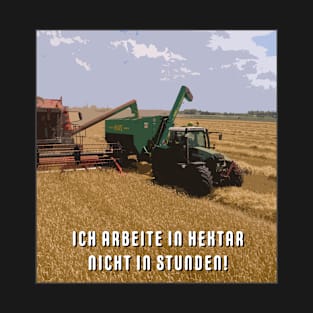 Farmer Hectar Harvest Time T-Shirt