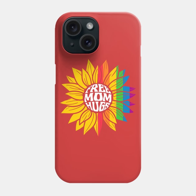 Free Mom Hugs Phone Case by machmigo