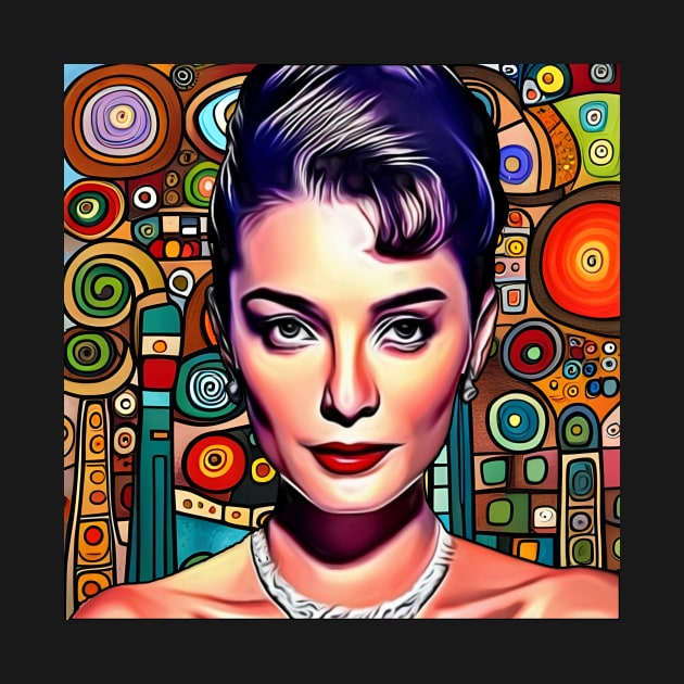 Audrey Hepburn by Colin-Bentham