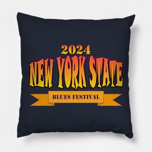 New York State Blues Festival 2024 Pillow