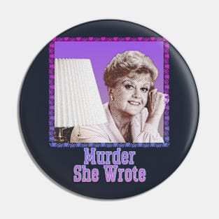 1980s Retro - Murder She Wrote Pin