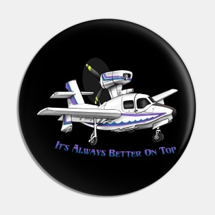 Lake Renegade Cartoon Sea Plane Pin