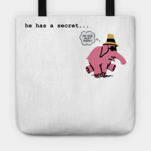 he has a secret... Tote