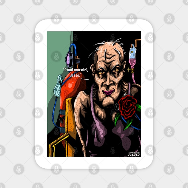 Preacher “Madame Marie L’Angelle” portrait (digital) Magnet by StagArtStudios