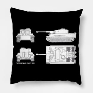 Tiger tank Pillow