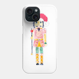 nutcracker character  watercolour painting Phone Case