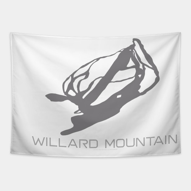 Willard Mountain Resort 3D Tapestry by Mapsynergy