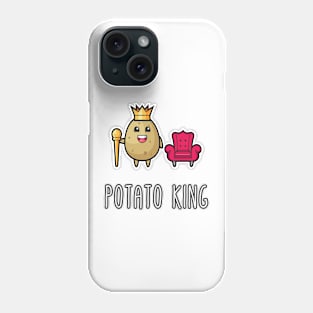 Funny Potato King Gift for Husband, Boyfriend, Son, Bestfriend Phone Case