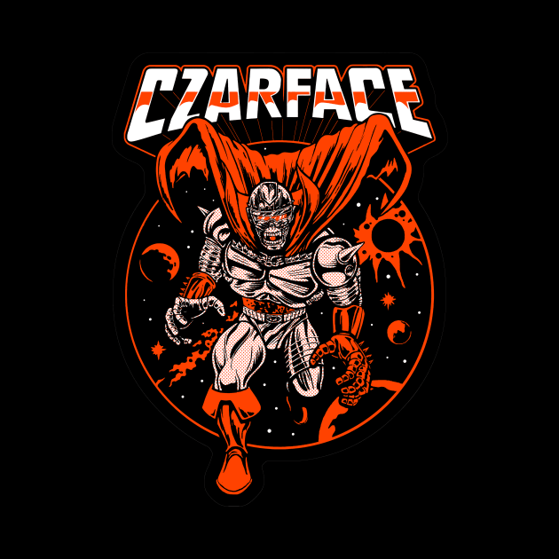 Czarface Risograph Style by SkipBroTees