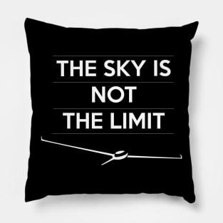 The Sky is not the limit design Pillow