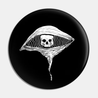 Skull in the eye (Surreal Artwork) Pin