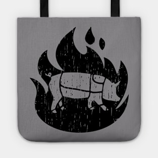 BBQ GRILL PIG ROAST Tote