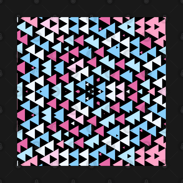 Kaleidoscope Pastel Arrow Pattern by Peaceful Space AS