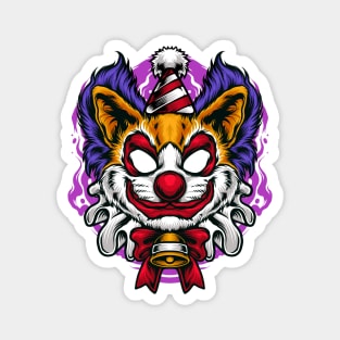 Cat clown Magnet