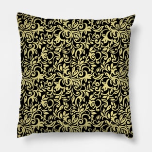 Golden floral Pillow