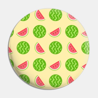 Summer watercolour watermelon Pin