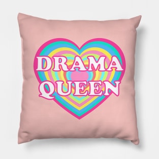 Drama Queen Heart Pillow