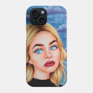 portrait girl Kennedy Walsh aesthetic clouds Phone Case