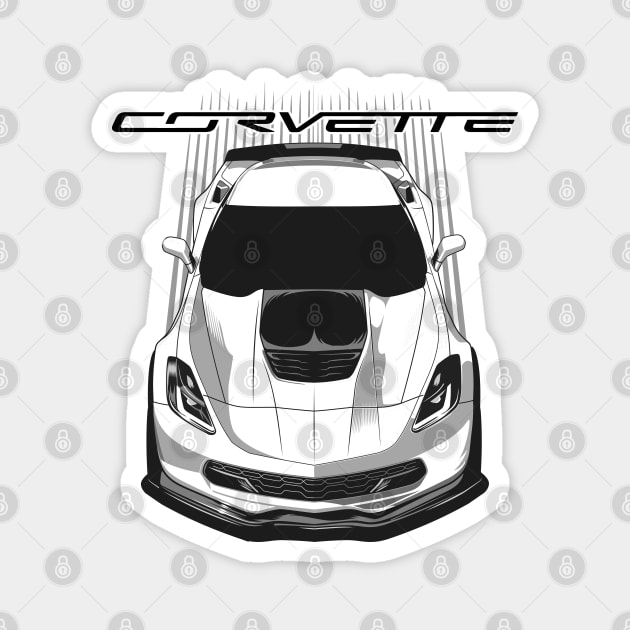 Corvette C7 Z06 - Dark Transparent/Multi Color Magnet by V8social