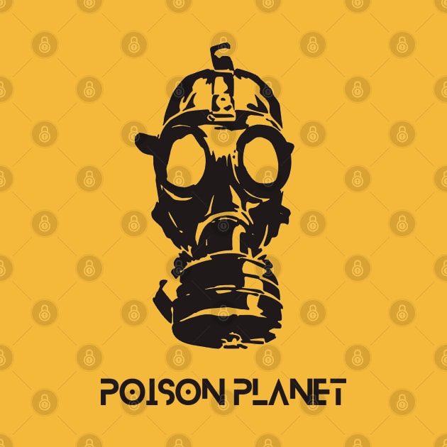 Pollution planet, climate crisis, Gasmask future by Teessential