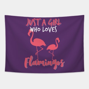 Flamingo Love - Summer Flamingo Girls Tapestry