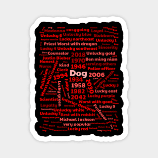 Year of the dog Magnet