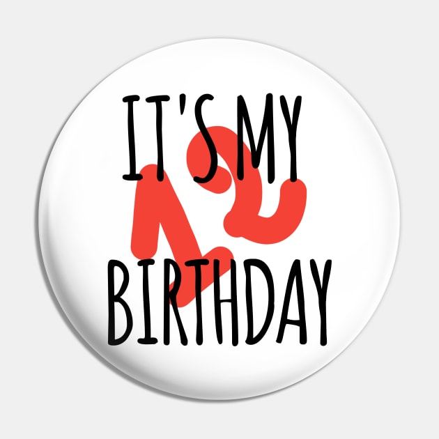 It's My 12th Birthday Pin by BlackMeme94