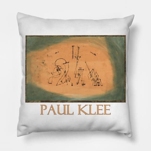 Abstract Trio by Paul Klee Pillow by Naves