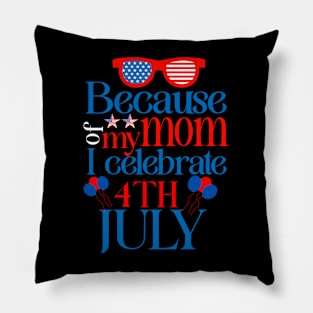 4th of July Independence Day top. Cute military 4th of July girls, boys Pillow