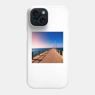 Beach pier in Durban South Africa Phone Case