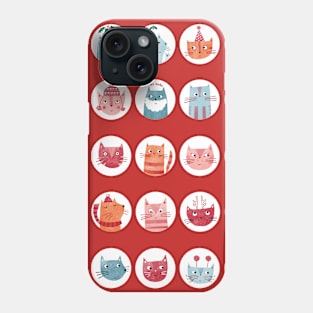 Cat Winter Holidays Phone Case