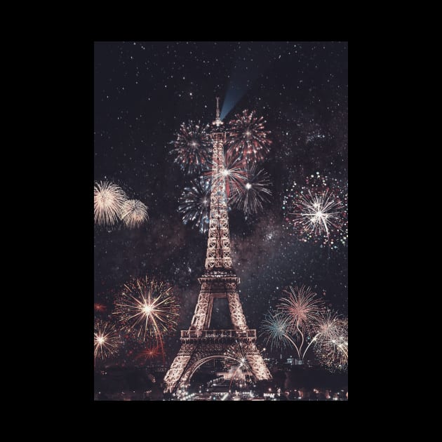 New Years Eiffel Tower by Marischa Becker